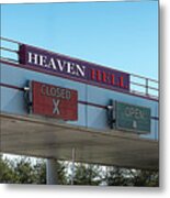 Heaven And Hell Admission Gates Metal Print