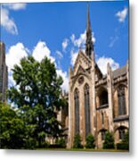 Heinz Memorial Chapel And Cathedral Of Learning Metal Print