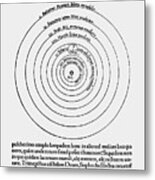 Heliocentric Universe, Copernicus, 1543 Metal Print