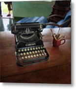 Hemingways' Cuba Typewriter No. 6 Metal Print