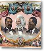 Heroes Of African American History - 1881 Metal Print