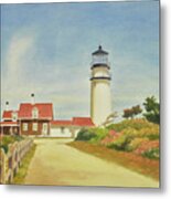 Highland Lighthouse Cape Cod Metal Print