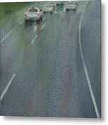 Highway On The Rain02 Metal Print