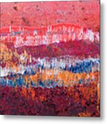 Hillside Sunset Metal Print