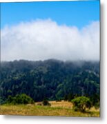 Hilltop Fog Metal Print