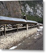 Himalayan Prayer Wheels Metal Print