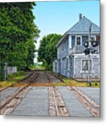 Historic Cape Cod Train Station Metal Print