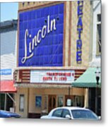 Historic Lincoln Theatre Fayetteville Tn Metal Print