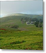 Historic Pierce Point Ranch In Point Reyes Metal Print
