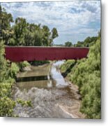 Holliwell Covered Bridge 3 Metal Print