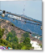 Hollywood Sign On The Hill 1 Metal Print