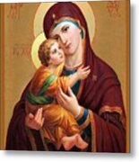 Holy Mother Of God - Blessed Virgin Mary Metal Print