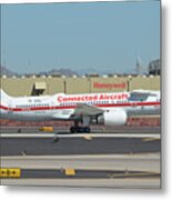 Honeywell Boeing 757-225 N757hw Phoenix Sky Harbor September 30 2017 Metal Print
