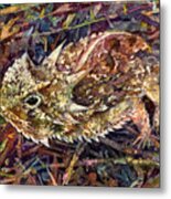 Horned Toad Metal Print