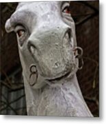 Horse Statue Metal Print