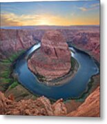 Horseshoe Bend Colorado River Arizona Metal Print