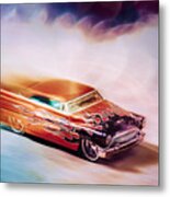 Hot Rod Racer Metal Print