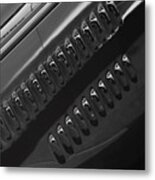 Hot Rod Vents B / W Metal Print