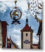 Hotel Goldener Hirsch Metal Print