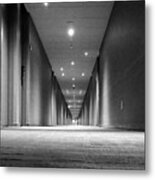 Hotel Hallway Metal Print