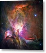 Hubble's Sharpest View Of The Orion Nebula Metal Poster