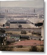Huddersfield Town - Leeds Road - Aerial View 1 - 1970s Metal Print