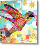 Humming Bird Metal Print