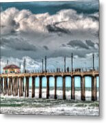 Huntington Beach Winter 2017 Metal Print