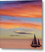 I Will Sail Away, And Take Your Heart With Me Metal Print