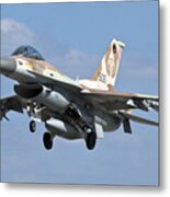 Iaf F-16c Fighter Metal Print