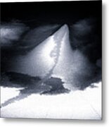 Ice Arrowhead Metal Print