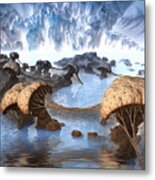 Ice Cavern Metal Print