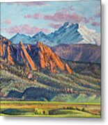 Icons Of The Front Range Metal Print