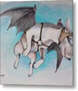 If Pigs Could Fly Metal Print