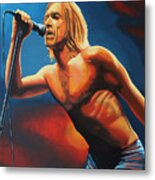 Iggy Pop Painting Metal Print