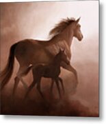 Il Cavallino Metal Print