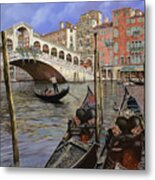 Il Ponte Di Rialto Metal Print