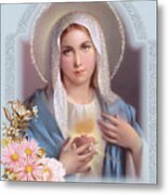 Immaculate Heart Of Mary Metal Print