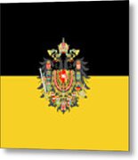 Habsburg Flag With Imperial Coat Of Arms 1 Metal Print