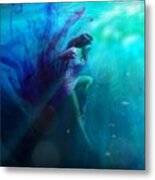 In Blue Depths Metal Print