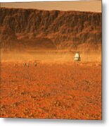 In Search Of Water Metal Print