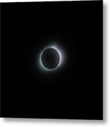 In The Shadow - Total Solar Eclipse - 2017 - Usa  - Square Metal Print