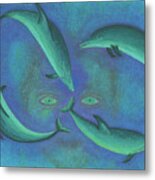 Infinity 4 Third Eye Metal Print