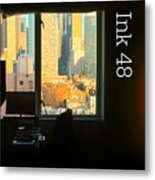 My Hotel Room Ink48 Metal Print