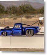 Insane Ford Truck Drag Metal Print