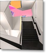 Interior Design Stairs 6 Metal Print