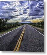 Into The Sunset Metal Print