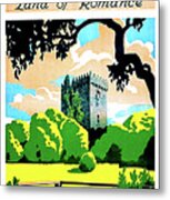 Ireland, Land Of Romance, Blarney Castle With Gardens Metal Print