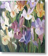 Irises Metal Print