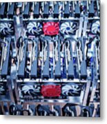 It Hardware. Cryptocurrency Business Equipment. Metal Print